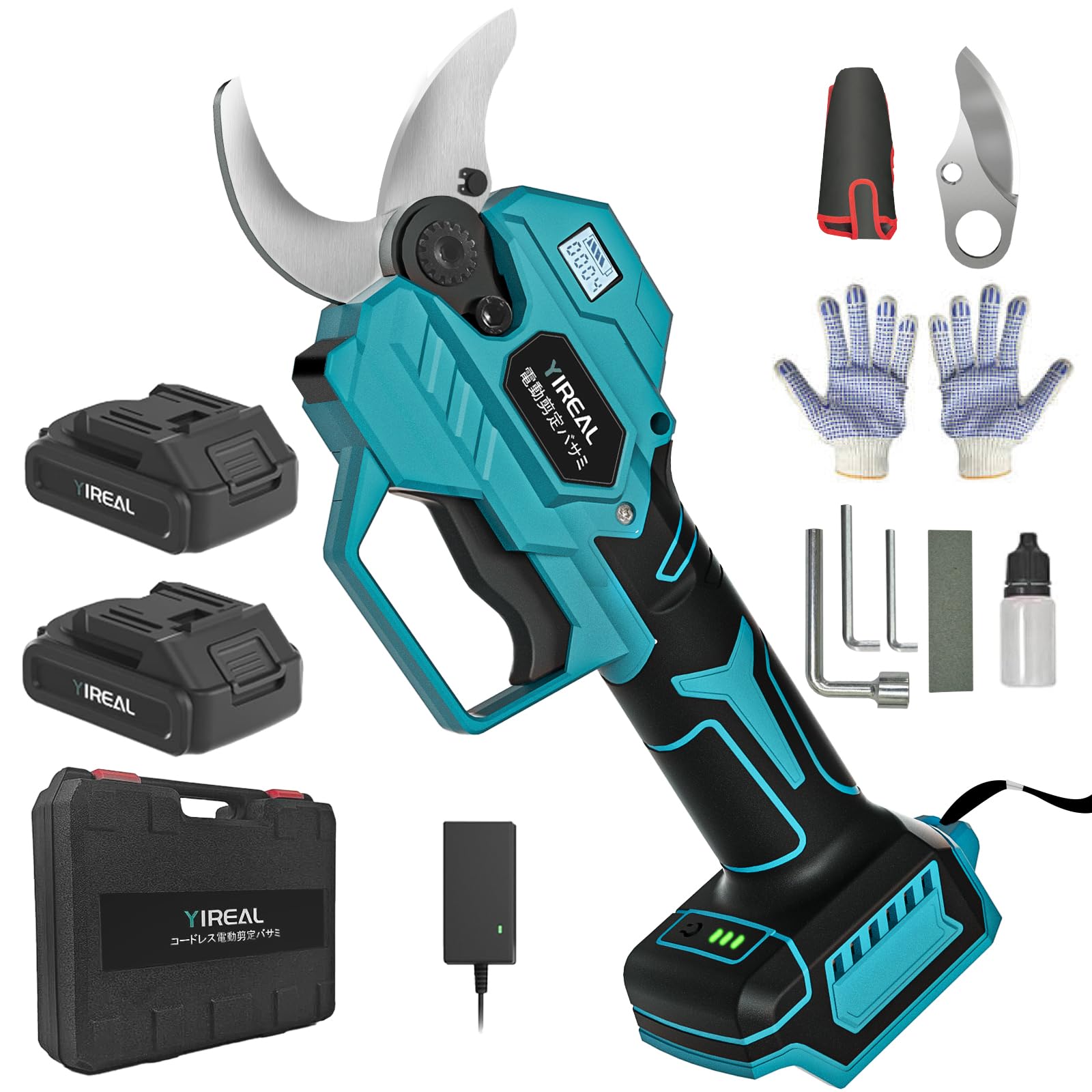 電動ハサミ 電動剪定バサミ 2段階開口調節可 剪定ばさみ マキタ18V互換 Amazon | 【2025改良強化版】電動バサミ 電動剪定バサミ 剪定バサミ